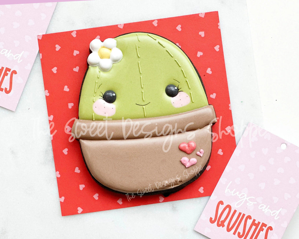 Cookie Cutters - Cactus Plush - Cookie Cutter - The Sweet Designs Shoppe - TSDS - - ALL,Baby / Kids,baby toys,Cactus,Cookie Cutter,kid,kids,Kids / Fantasy,Nature,Plush,Promocode,STL,toy,toys,valentine,valentines