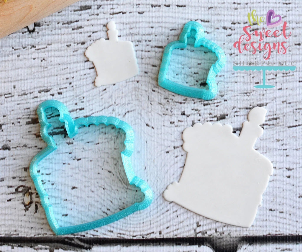Cookie Cutters - Cake Slice v2 - Cookie Cutter - Sweet Designs Shoppe - - 4th, 4th July, 4th of July, ALL, Birthday, cone, Cookie Cutter, Cute couple, Food, Food & Beverages, fourth of July, Ice Cream, icecream, Independence, Patriotic, Promocode, USA, valentine, Valentines