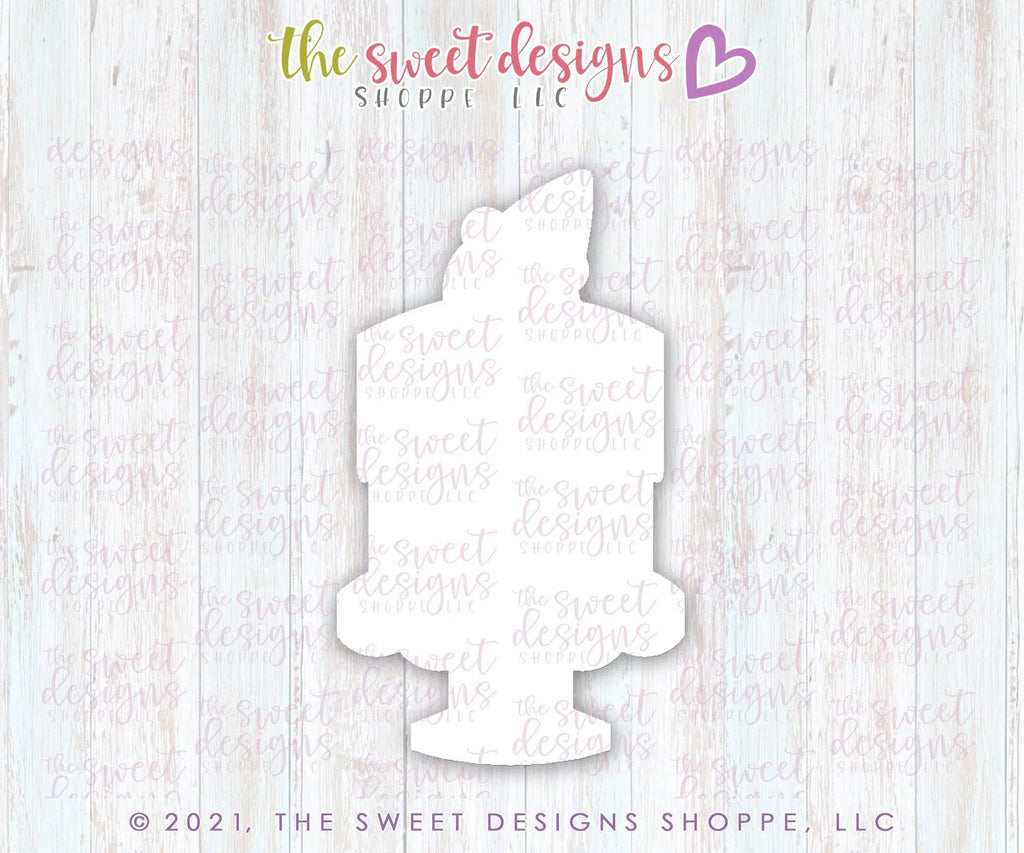 Cookie Cutters - Cake with Ice Cream - Cookie Cutter - The Sweet Designs Shoppe - - ALL, Birthday, cone, Cookie Cutter, icecream, Promocode, Sweet, Sweets, valentines