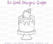 Cookie Cutters - Cake with Ice Cream - Cookie Cutter - The Sweet Designs Shoppe - TSDS - - ALL,Birthday,cone,Cookie Cutter,icecream,Promocode,STL,Sweet,Sweets,valentines
