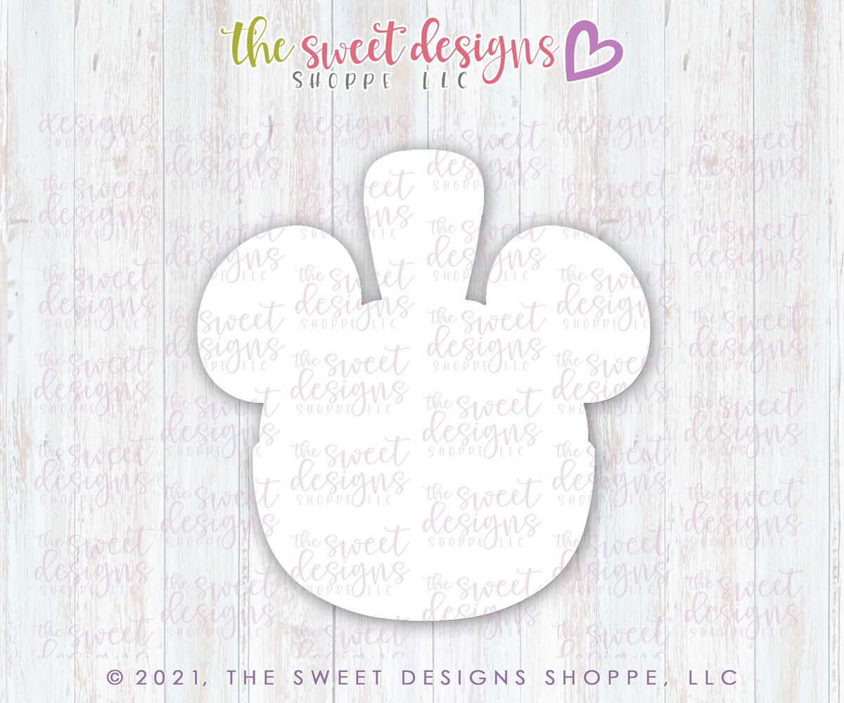 Cookie Cutters - Cakepop Theme Park Snack - Cookie Cutter - The Sweet Designs Shoppe - TSDS - - ALL,Birthday,Cookie Cutter,Food,Food and Beverage,Food beverages,kids,Kids / Fantasy,mouse,Promocode,STL,summer,Sweet,Sweets,Theme Park,Travel