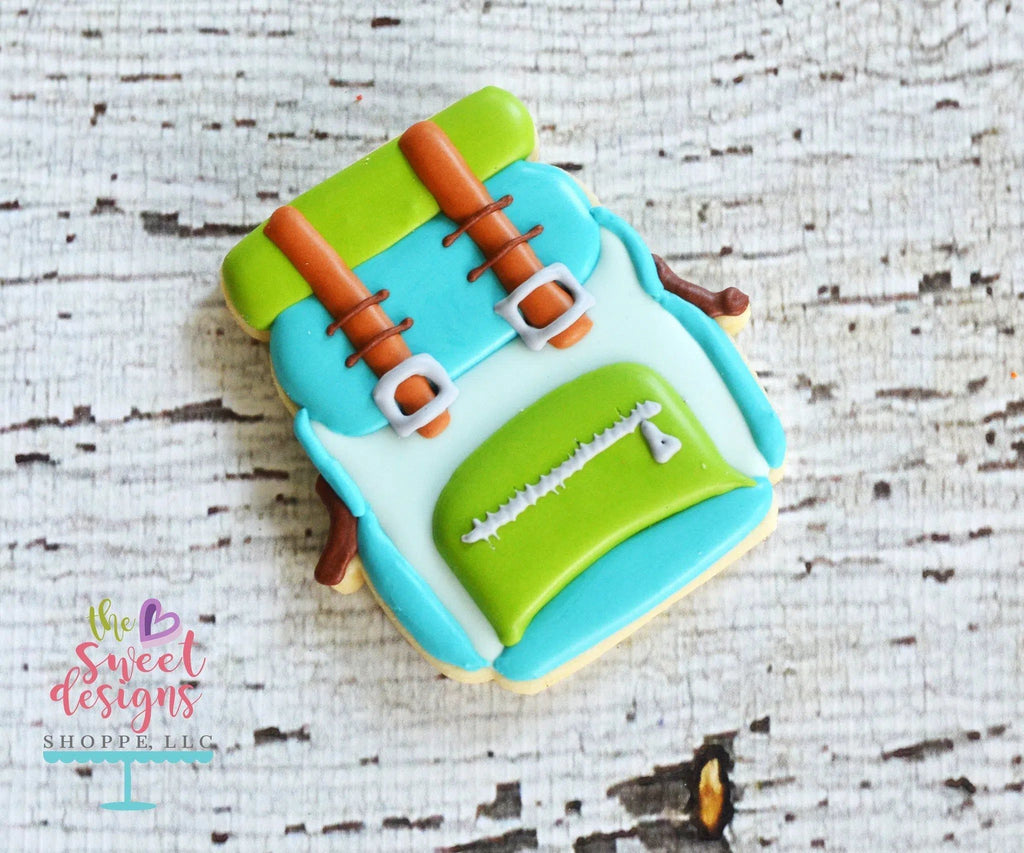 Cookie Cutters - Camping Backpack v2- Cookie Cutter - The Sweet Designs Shoppe - TSDS - - ALL,Backpack,Camping,Cookie Cutter,Grad,graduations,Hobbies,Outdoors,Promocode,School / Graduation,travel,trip,Woodland