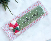 Cookie Cutters - Candy Cane Tag - Cookie Cutter - The Sweet Designs Shoppe - TSDS - - ALL,Candy,CandyCane,Christmas,Christmas / Winter,Cookie Cutter,Plaque,Plaques,PLAQUES HANDLETTERING,Promocode,STL,Winter