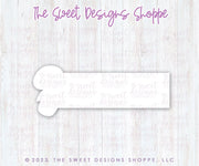 Cookie Cutters - Candy Cane Tag - Cookie Cutter - The Sweet Designs Shoppe - TSDS - - ALL,Candy,CandyCane,Christmas,Christmas / Winter,Cookie Cutter,Plaque,Plaques,PLAQUES HANDLETTERING,Promocode,STL,Winter