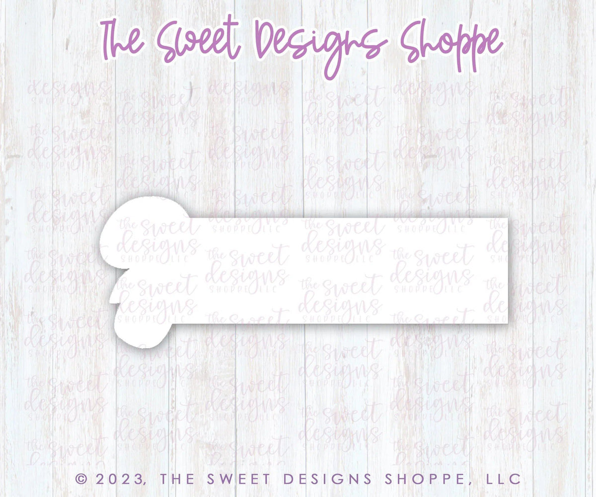 Cookie Cutters - Candy Cane Tag - Cookie Cutter - The Sweet Designs Shoppe - TSDS - - ALL,Candy,CandyCane,Christmas,Christmas / Winter,Cookie Cutter,Plaque,Plaques,PLAQUES HANDLETTERING,Promocode,STL,Winter