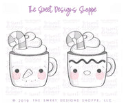 Cookie Cutters - Caramel Coffee - Cookie Cutter - The Sweet Designs Shoppe - TSDS - - ALL,candy cane mug,Christmas,Christmas / Winter,Coffee,Cookie Cutter,Fall,Fall / Thanksgiving,Food,Food & Beverages,Food and Beverage,mug,mugs,Promocode,STL