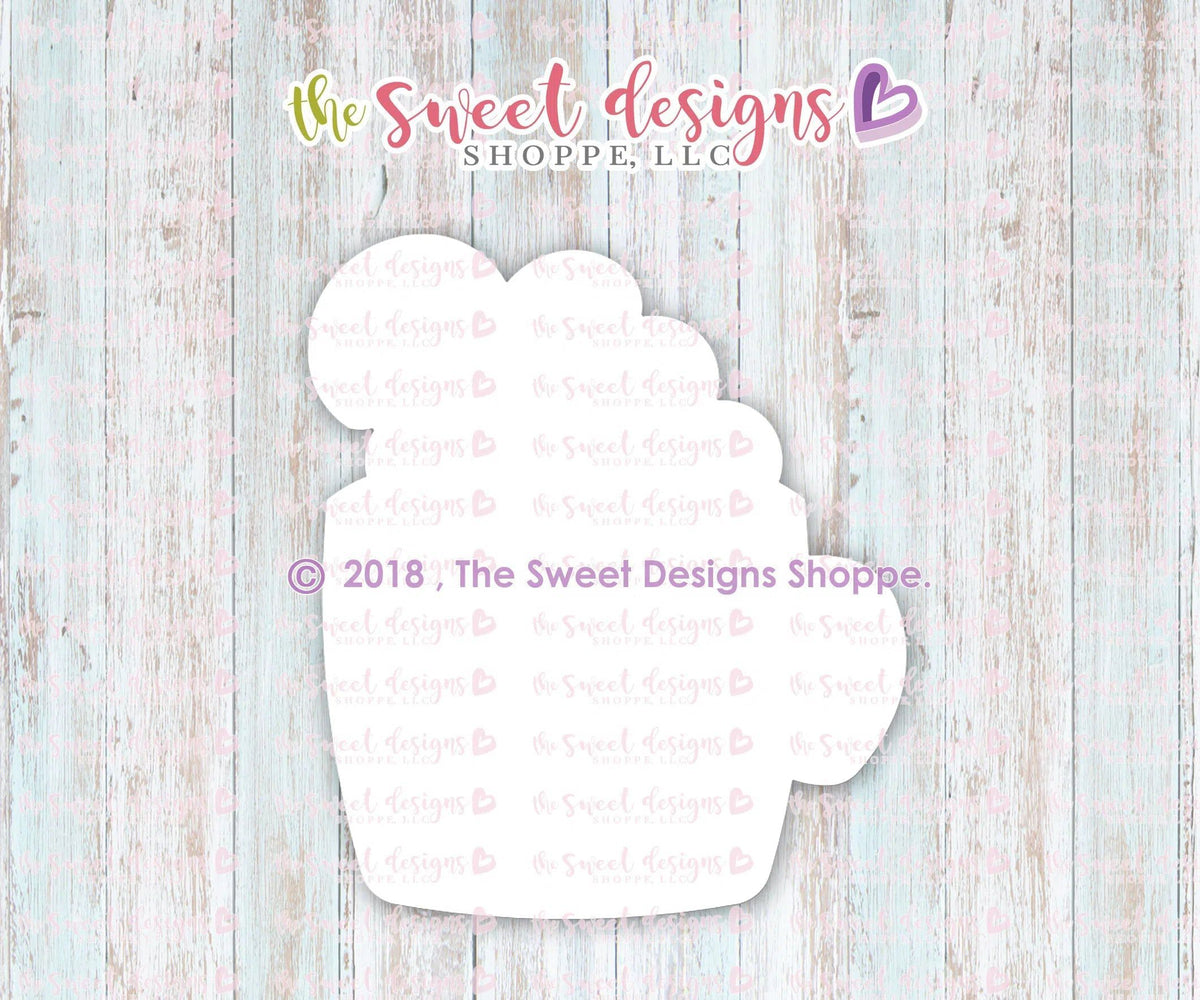 Cookie Cutters - Caramel Coffee - Cookie Cutter - The Sweet Designs Shoppe - TSDS - - ALL,candy cane mug,Christmas,Christmas / Winter,Coffee,Cookie Cutter,Fall,Fall / Thanksgiving,Food,Food & Beverages,Food and Beverage,mug,mugs,Promocode,STL