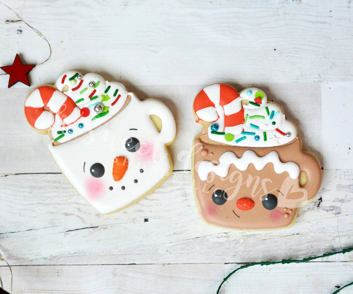 Cookie Cutters - Caramel Coffee - Cookie Cutter - The Sweet Designs Shoppe - TSDS - - ALL,candy cane mug,Christmas,Christmas / Winter,Coffee,Cookie Cutter,Fall,Fall / Thanksgiving,Food,Food & Beverages,Food and Beverage,mug,mugs,Promocode,STL