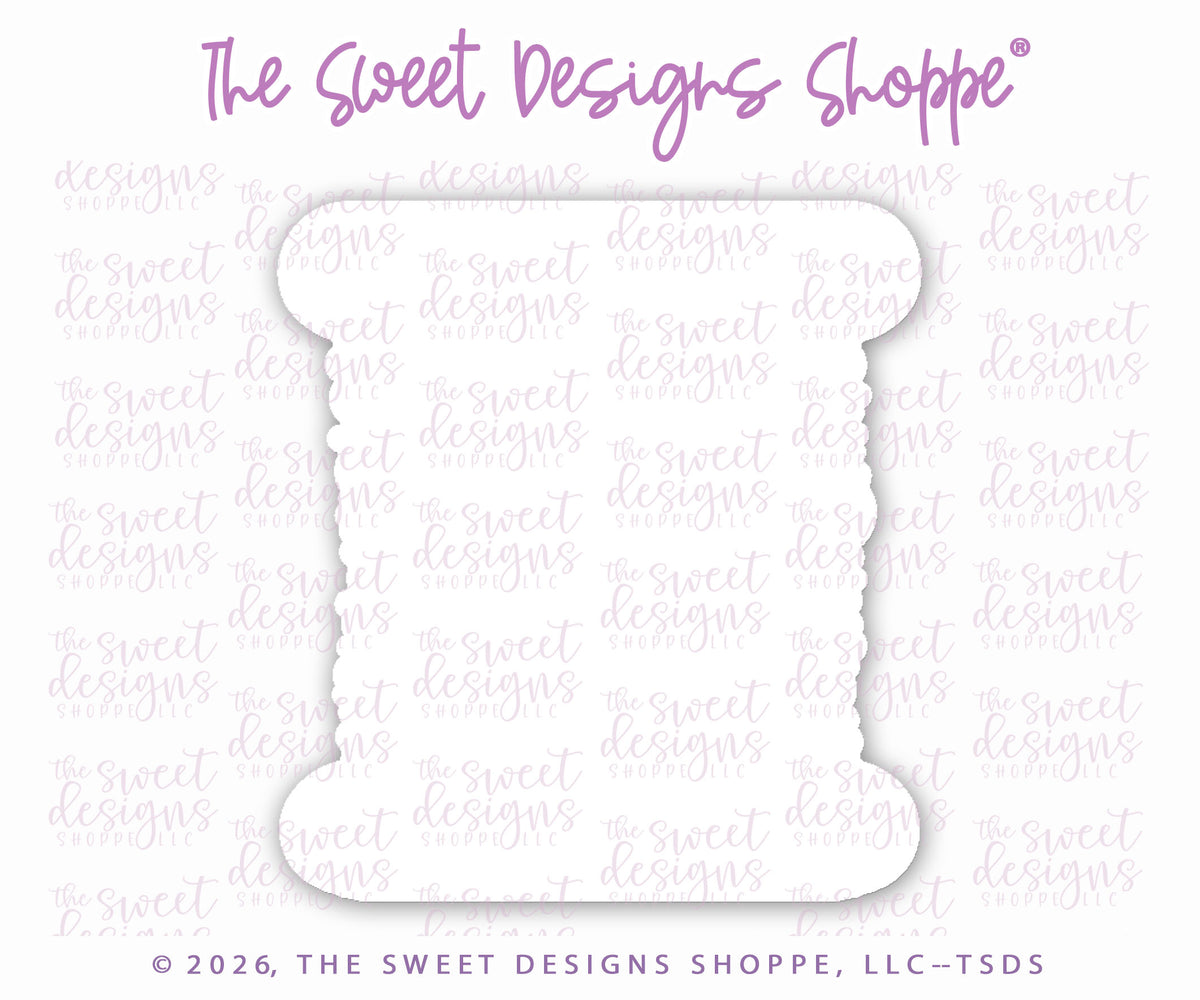 Cookie Cutters - Carboard Floss Bobbins - Cookie Cutter - The Sweet Designs Shoppe - TSDS - - Accessories,accessory,ALL,Clothing / Accessories,Cookie Cutter,hobbie,Hobbies,Hobbies and Camping,hobby,MOM,mother,mothers,Mothers Day,Promocode,STL
