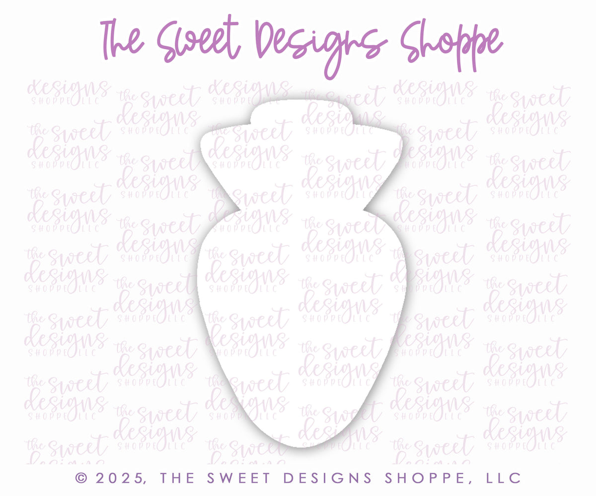 Cookie Cutters - Carrot 2025 - Cookie Cutter - The Sweet Designs Shoppe - TSDS - - ALL,Carrot,Cookie Cutter,Easter,Easter / Spring,Fruits and Vegetables,Promocode,STL,Vegetable