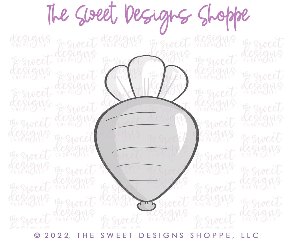 Cookie Cutters - Carrot Balloon - Cutter - Sweet Designs Shoppe - - ALL, Cookie Cutter, Easter, Easter / Spring, Promocode