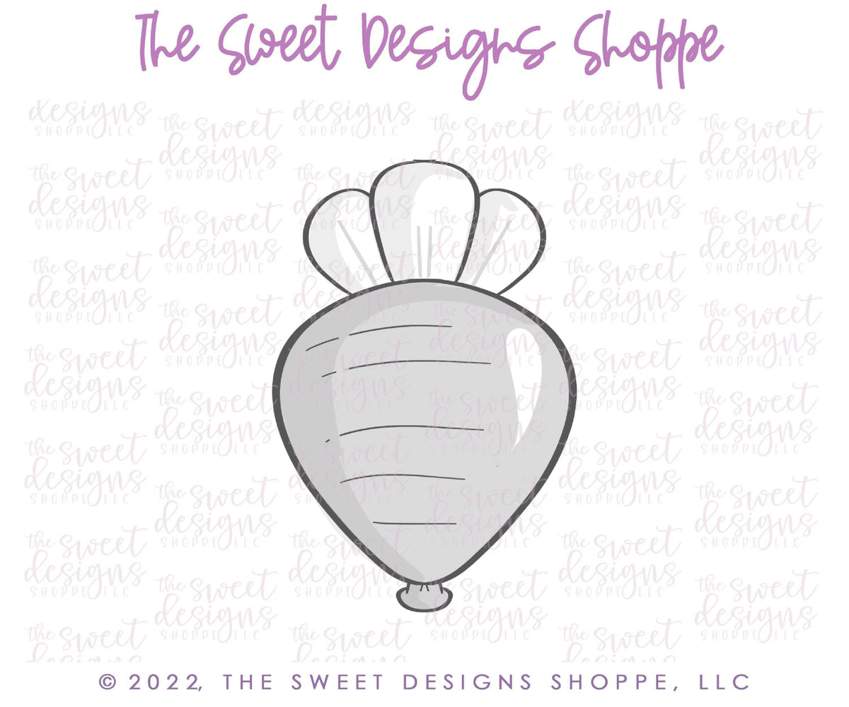 Cookie Cutters - Carrot Balloon - Cookie Cutter - The Sweet Designs Shoppe - TSDS - - ALL,Cookie Cutter,Easter,Easter / Spring,Promocode,STL