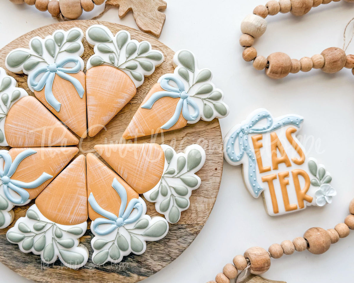 Cookie Cutters - Carrot for Coquette Platter - Cookie Cutter - The Sweet Designs Shoppe - TSDS - - ALL,Carrot,Carrot Platter,Cookie Cutter,Coquette Carrot,Easter,Easter / Spring,Fruits and Vegetables,Promocode,STL,Vegetable