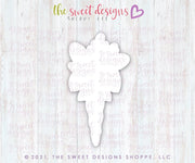 Cookie Cutters - Carrot with Bow - Cookie Cutter - The Sweet Designs Shoppe - TSDS - - ALL,Andi Kirkegaard,Cookie Cutter,easter,Easter / Spring,Food,Food and Beverage,Food beverages,fruit,fruits,Fruits and Vegetables,Kirkie,online,online class,Promocode