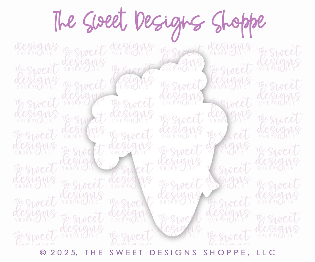 Cookie Cutters - Carrot with Leaves - Cookie Cutter - The Sweet Designs Shoppe - TSDS - - ALL,Carrot,Cookie Cutter,Easter,Easter / Spring,Fruits and Vegetables,Promocode,STL,Vegetable