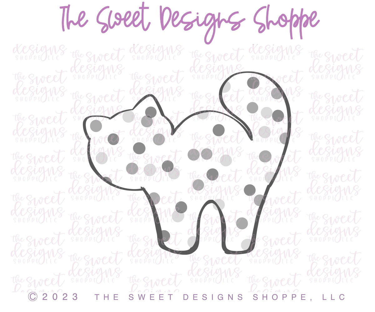 Cookie Cutters - Cat Frosted Cracker - Cookie Cutter - The Sweet Designs Shoppe - TSDS - - ALL,Animal,Animals,Animals and Insects,Cookie Cutter,cracker,Frosted Cracker,halloween,kids,Kids / Fantasy,Promocode,STL