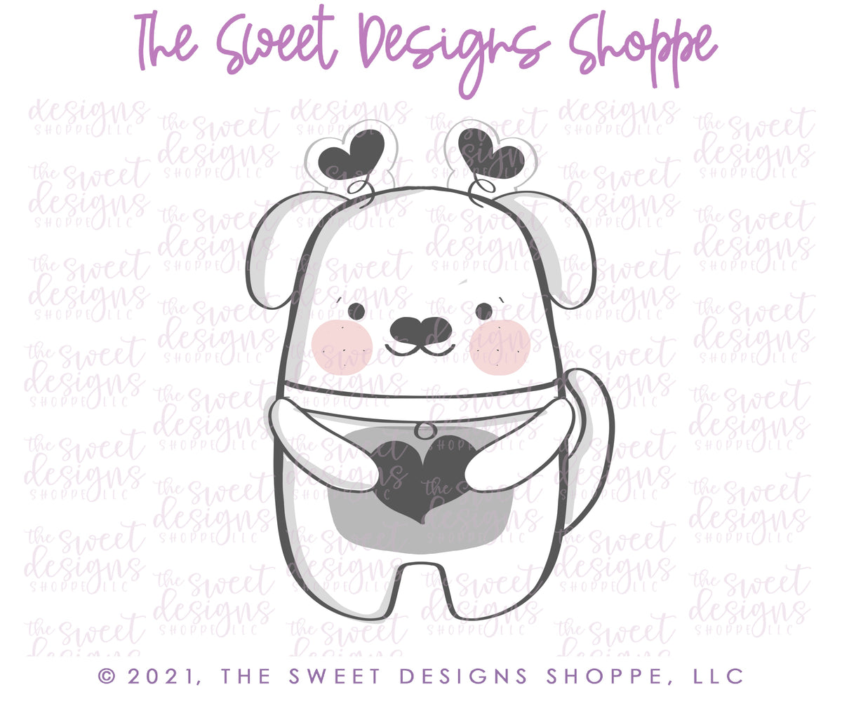 Cookie Cutters - Cat Pal, Dog Pal and Paw-lentines Plaque Set - 3 Piece Set - Cookie Cutters - The Sweet Designs Shoppe - TSDS - - ALL,Animal,Animals,Animals and Insects,Cookie Cutter,Mini Set,Mini Sets,Promocode,regular sets,set,sets,valentine,valentines