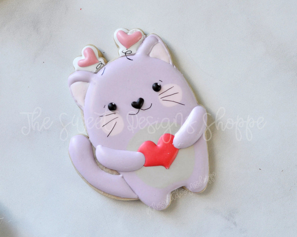 Cookie Cutters - Cat Pal - Cookie Cutter - The Sweet Designs Shoppe - - ALL, Animal, Animals, Animals and Insects, Cookie Cutter, Promocode, valentine, valentines