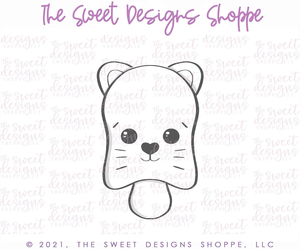 Cookie Cutters - Cat Popsicle - Cookie Cutter - The Sweet Designs Shoppe - - ALL, Cookie Cutter, Food, Food and Beverage, Food beverages, halloween, icecream, Promocode, Summer, Sweet, Sweets