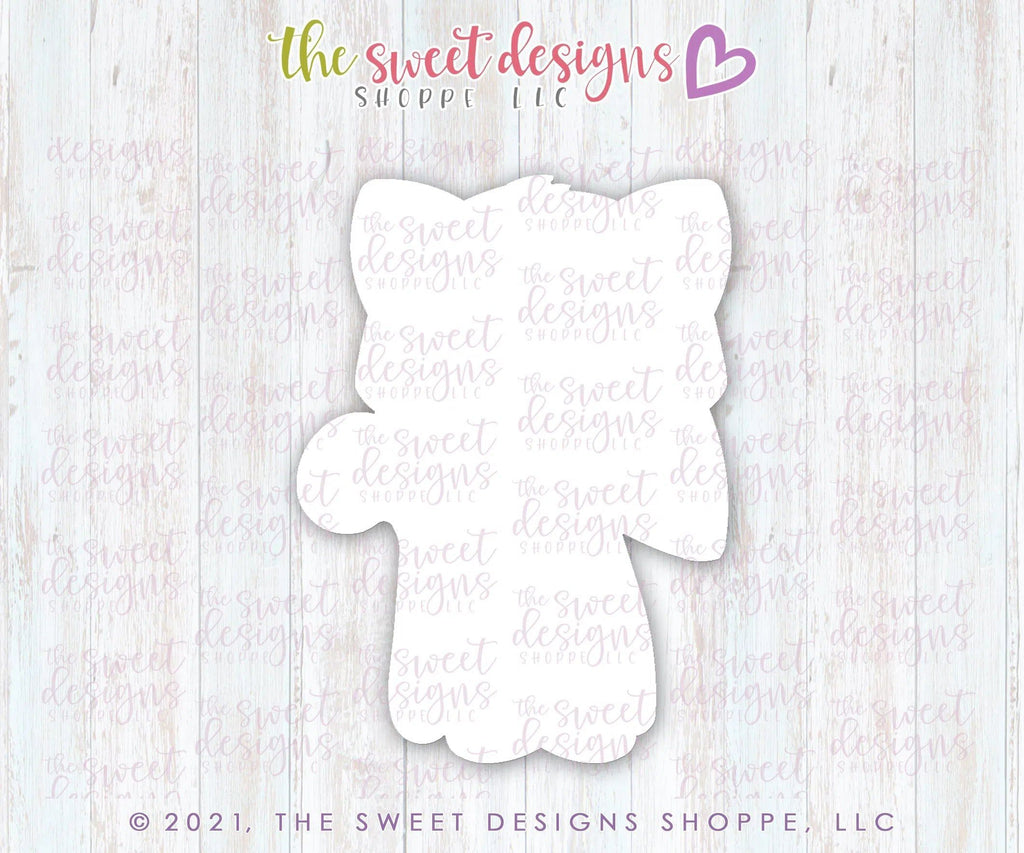 Cookie Cutters - Cat with Bow - Cookie Cutter - The Sweet Designs Shoppe - TSDS - - ALL,Animal,Animals,Animals and Insects,Cookie Cutter,halloween,kids,Kids / Fantasy,Promocode
