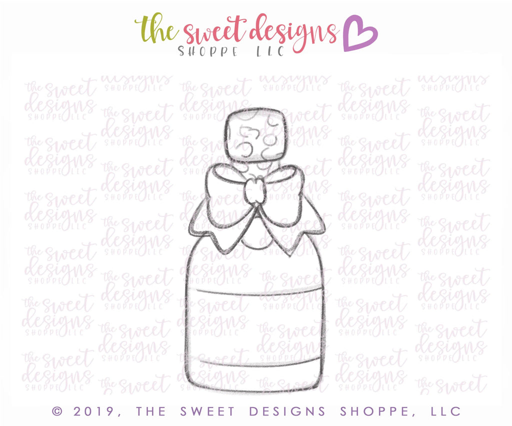 Cookie Cutters - Champagne Bottle with Bow - Cookie Cutter - The Sweet Designs Shoppe - TSDS - - ALL,anniversary,Birthday,celebration,Cookie Cutter,Food,Food & Beverages,Promocode,STL,Wedding,wine