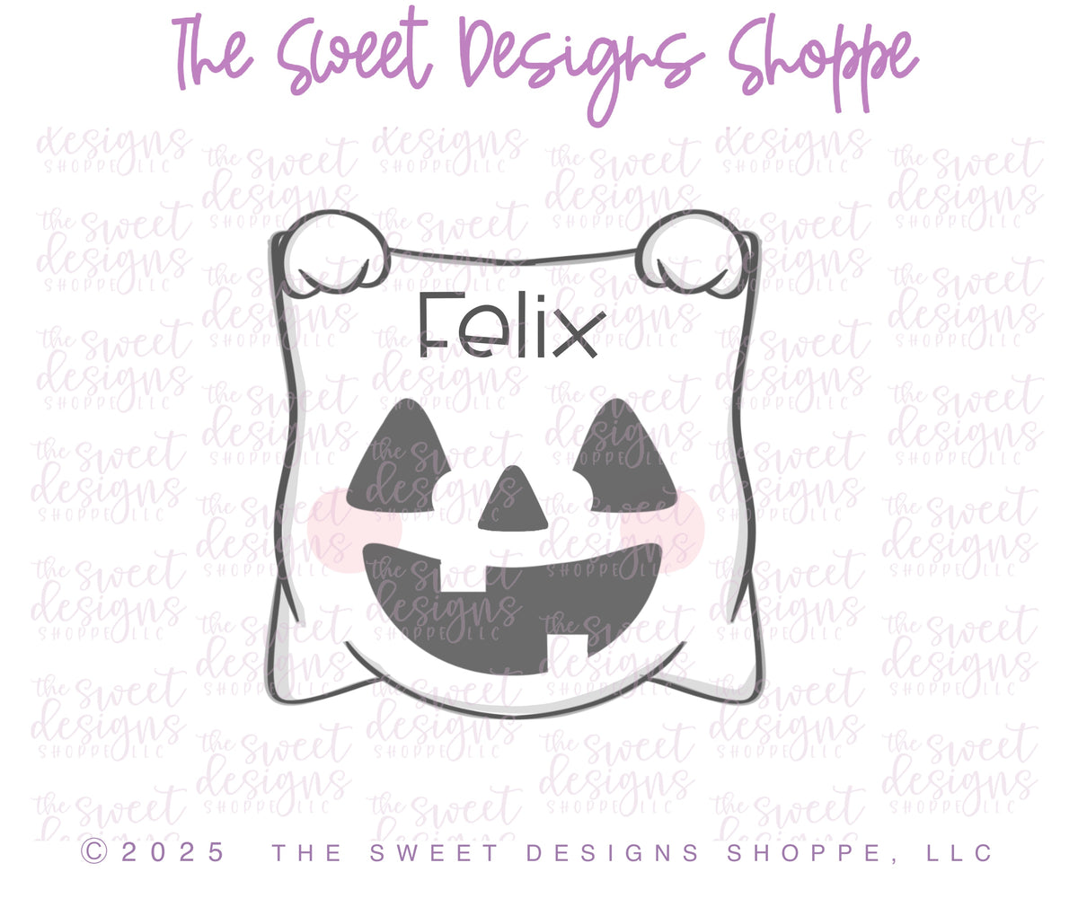 Cookie Cutters - Character Treat Bag - Cookie Cutter - The Sweet Designs Shoppe - TSDS - - ALL,Cookie Cutter,halloween,happy halloween,Promocode,STL,treat bag
