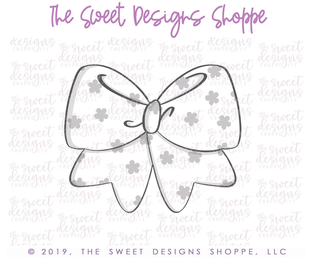 Cookie Cutters - Cheerleader Bow - Cookie Cutter - The Sweet Designs Shoppe - TSDS - - ALL,Bow,cheerleader,Clothing / Accessories,Cookie Cutter,cookie cutters,dad,Fantasy,Father,Fathers Day,grandfather,Promocode,sport,sports,STL