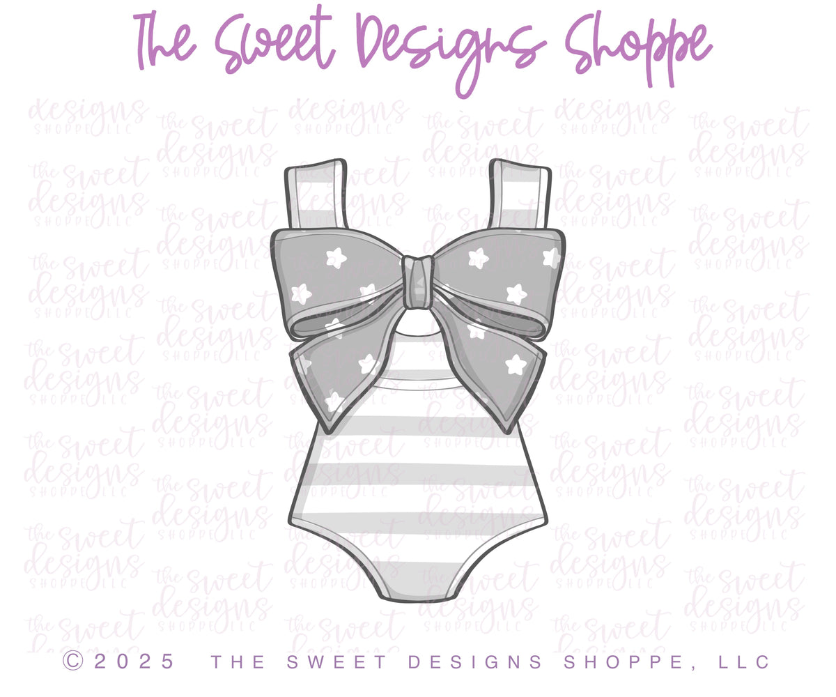 Cookie Cutters - Cherry Chic Set - Set of 5 - Cookie Cutters - The Sweet Designs Shoppe - TSDS - - 4th,4th July,4th of July,ALL,beach,Cookie Cutter,Patriotic,Patriotric,pool party,Promocode,regular sets,set,sets,STL,Summer,summer plaque,USA