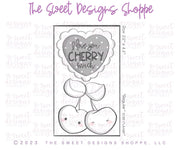 Cookie Cutters - Cherry Much Set - Set of 2 - Cookie Cutters - The Sweet Designs Shoppe - TSDS - - ALL,Cookie Cutter,fruit,fruits,Fruits and Vegetables,Mini Sets,Plaque,Plaques,PLAQUES HANDLETTERING,Promocode,regular sets,set,STL,valentine,valentines