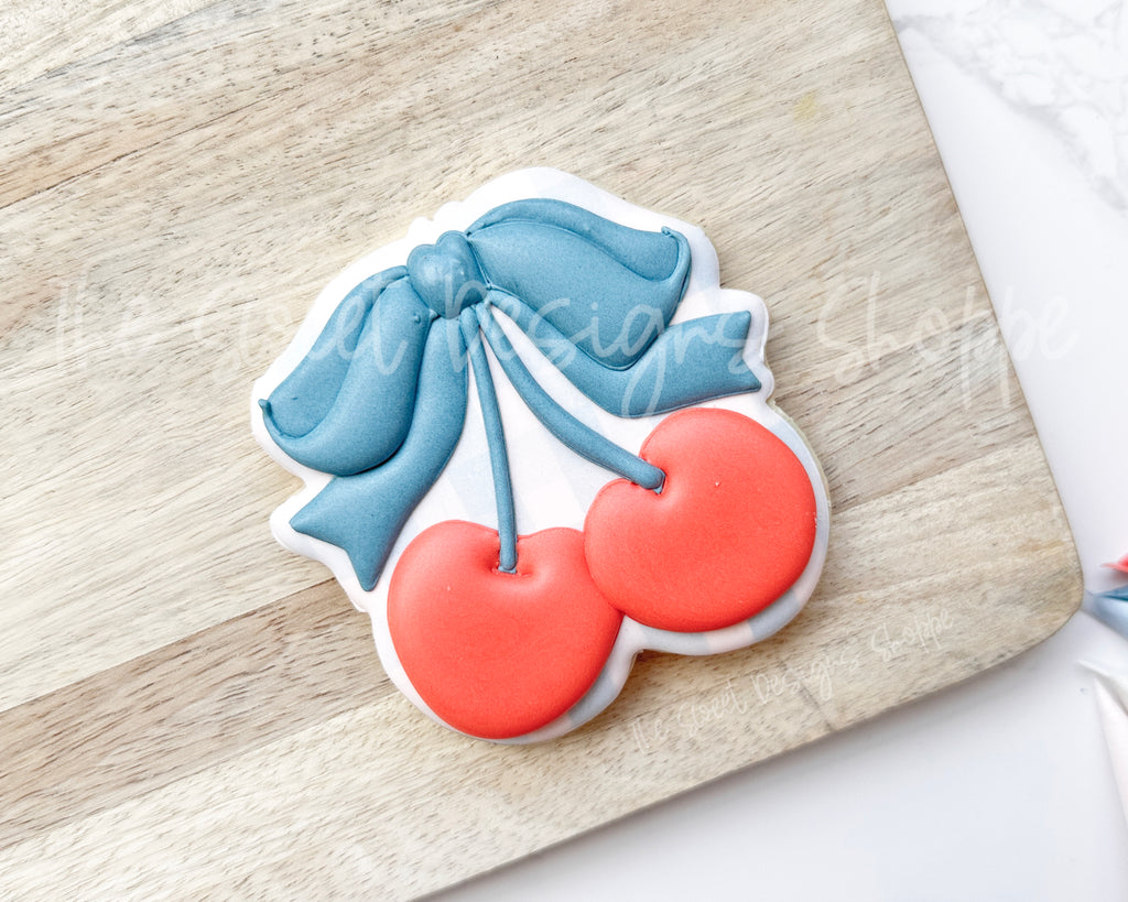 Cookie Cutters - Chic Cherry - Cookie Cutter - The Sweet Designs Shoppe - TSDS - - 4th,4th July,4th of July,ALL,Cookie Cutter,fruit,fruits,Patriotic,Promocode,STL,Summer,Sweet,Sweets