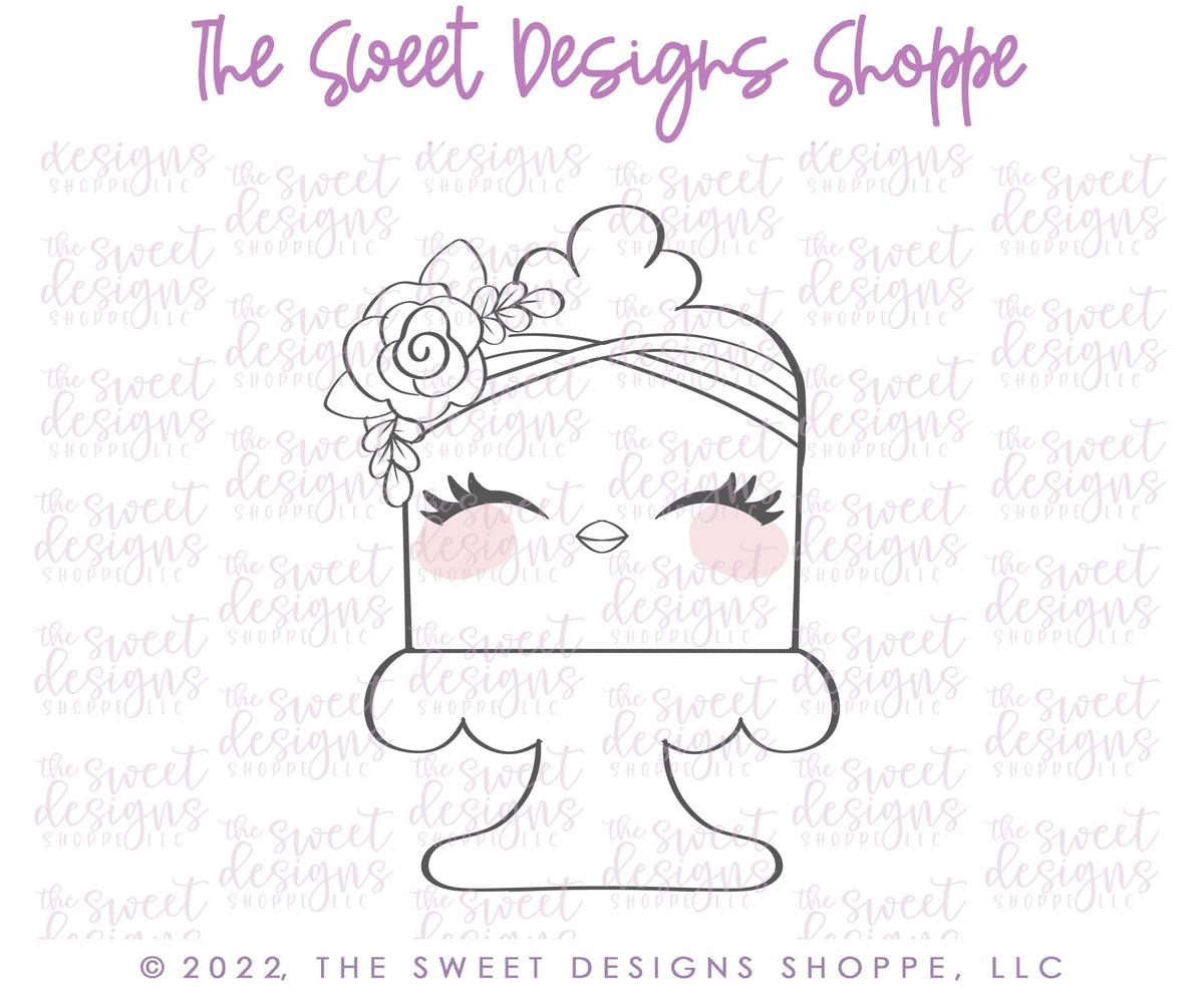 Cookie Cutters - Chick Cake - Cookie Cutter - The Sweet Designs Shoppe - TSDS - - ALL,Animal,Animals,Birthday,celebration,Cookie Cutter,Easter,Easter / Spring,happybirthdday,Lady Milk Stache,Lady MilkStache,LadyMilkStache,Promocode,STL,Sweet,Sweets
