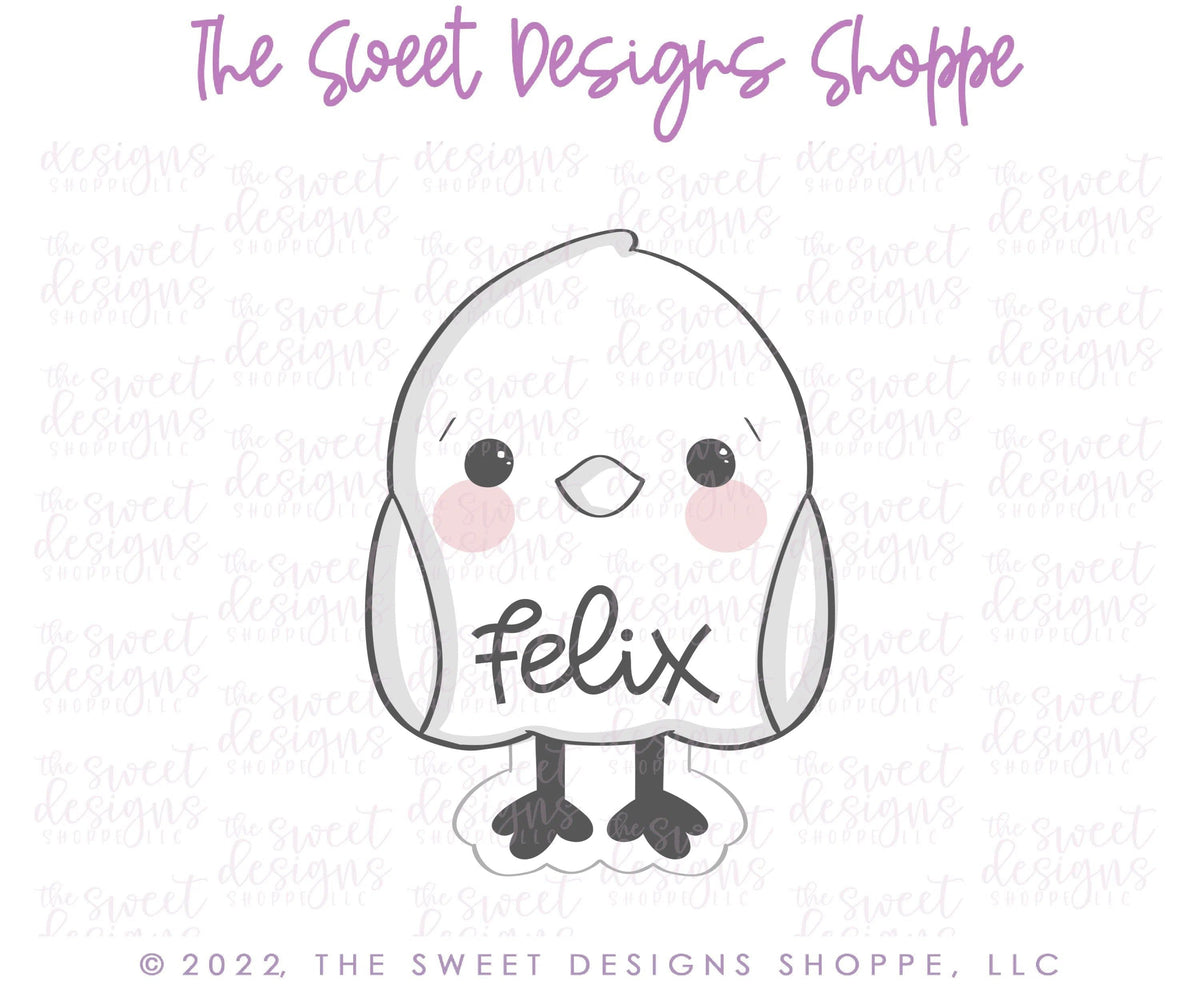 Cookie Cutters - Chick - Cookie Cutter - The Sweet Designs Shoppe - TSDS - - ALL,Animal,Animals,Animals and Insects,Cookie Cutter,Easter,Easter / Spring,Promocode,STL