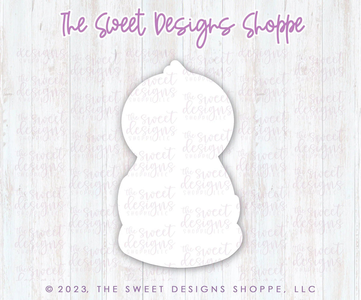 Cookie Cutters - Chick Dipped in Chocolate - Cookie Cutter - The Sweet Designs Shoppe - TSDS - - ALL,Animal,Animals,Animals and Insects,bunnypeep,Cookie Cutter,Easter,Easter / Spring,Lady Milk Stache,Lady MilkStache,LadyMilkStache,marshamallow,Promocode,STL