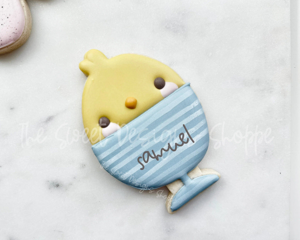 Cookie Cutters - Chick in Egg Cup - Cookie Cutter - The Sweet Designs Shoppe - TSDS - - ALL,Animal,Animals,Animals and Insects,Chick,Cookie Cutter,easter,Easter / Spring,Food,Food and Beverage,Food beverages,Promocode