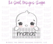 Cookie Cutters - Chick Plaques by Lady Milkstache Set - Set of 2 - Cookie Cutters - The Sweet Designs Shoppe - TSDS - - ALL,Animal,Animals,bunny,Cookie Cutter,Easter,Easter / Spring,Lady Milk Stache,Lady MilkStache,LadyMilkStache,Mini Sets,Promocode,regular sets,set