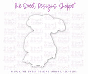 Cookie Cutters - Chick with a Flower & Spring Floral Plaque Set - Set of 2 - Cookie Cutters - The Sweet Designs Shoppe - TSDS - - ALL,Animal,Animals,Cookie Cutter,Easter,Easter / Spring,PLAQUES HANDLETTERING,Promocode,regular sets,set,STL