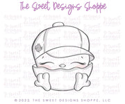 Cookie Cutters - Chick with Cap - Cookie Cutter - The Sweet Designs Shoppe - TSDS - - ALL,Animal,Animals,Animals and Insects,Chick,Cookie Cutter,Easter,Easter / Spring,Lady Milk Stache,Lady MilkStache,LadyMilkStache,Promocode,STL