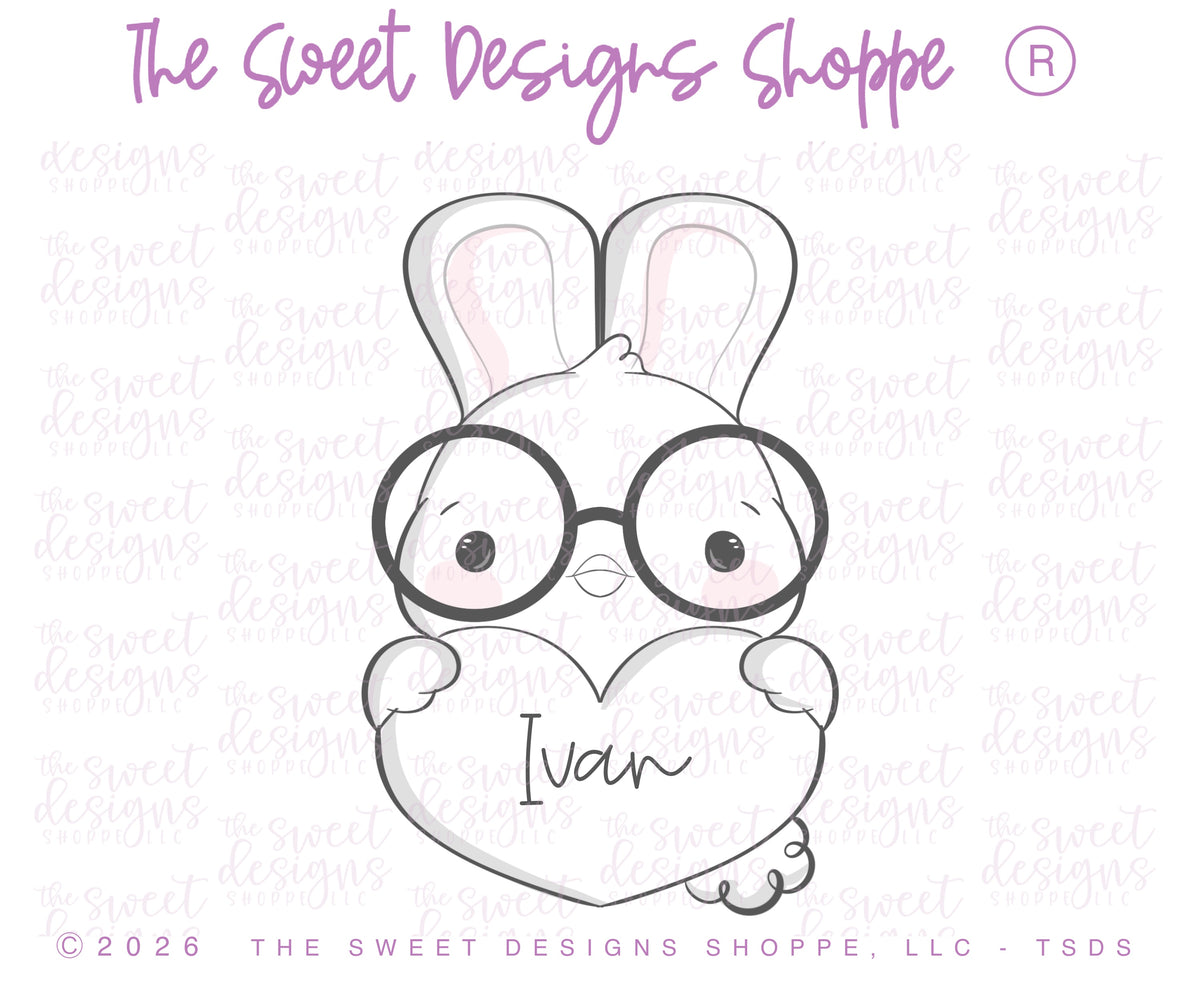 Cookie Cutters - Chick with Heart - Cookie Cutter - The Sweet Designs Shoppe - TSDS - - ALL,Animal,Animals,Animals and Insects,Cookie Cutter,Easter,Easter / Spring,Promocode,STL,valentine,Valentines