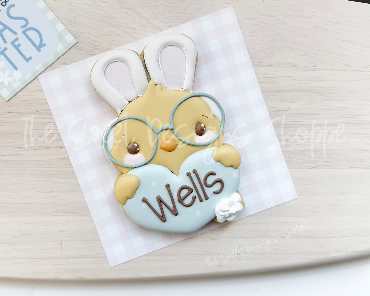 Cookie Cutters - Chick with Heart - Cookie Cutter - The Sweet Designs Shoppe - TSDS - - ALL,Animal,Animals,Animals and Insects,Cookie Cutter,Easter,Easter / Spring,Promocode,STL,valentine,Valentines