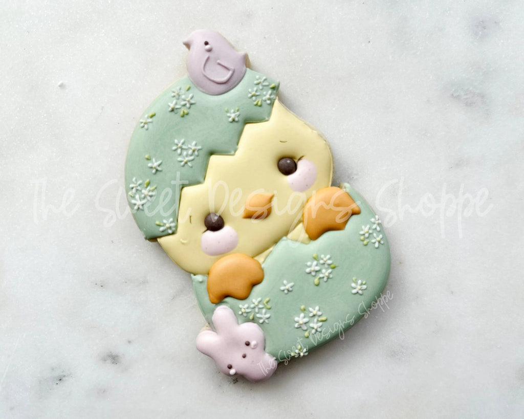 Cookie Cutters - Chick with Marshmallows- Cookie Cutter - The Sweet Designs Shoppe - - ALL, Animal, Chick, Cookie Cutter, Easter, Easter / Spring, Food, Food & Beverages, Promocode, Sweet, Sweets