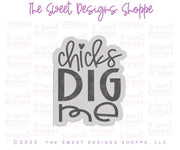 Cookie Cutters - Chicks Dig Me Plaque - Cookie Cutter - The Sweet Designs Shoppe - TSDS - - ALL,Animal,animal plaque,Animals,chicks dig me plaque,Cookie Cutter,Easter,Easter / Spring,Plaque,Plaques,Promocode,STL