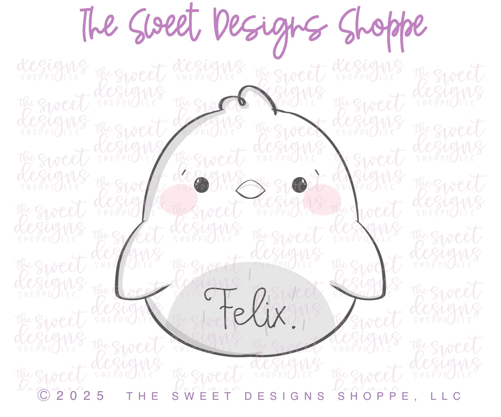 Cookie Cutters - Chicks Dig Me Set - Set of 2 - Cookie Cutters - The Sweet Designs Shoppe - TSDS - - ALL,Animal,Animals,Cookie Cutter,Easter,Easter / Spring,Mini Set,Mini Sets,Promocode,regular sets,set,STL