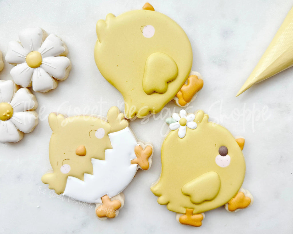Cookie Cutters - Chicks on the Move Cookie Cutters Set - Set of 3 - Cookie Cutters - The Sweet Designs Shoppe - TSDS - - abc,ALL,Animal,Animals,Animals and Insects,Chick,Cookie Cutter,Easter,Easter / Spring,kids,Kids / Fantasy,Mini Sets,Promocode,regular sets,set