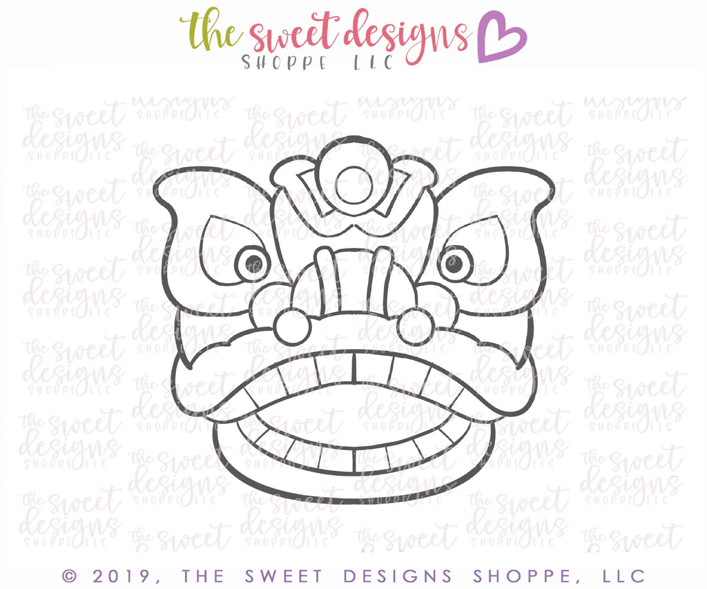Cookie Cutters - Chinese / Lunar New Year Dragon - Cookie Cutter - Sweet Designs Shoppe - - ALL, Animal, Animals, Animals and Insects, China, Chinese New Year, Cookie Cutter, fantasy, Holiday, kids, Kids / Fantasy, New year, Promocode