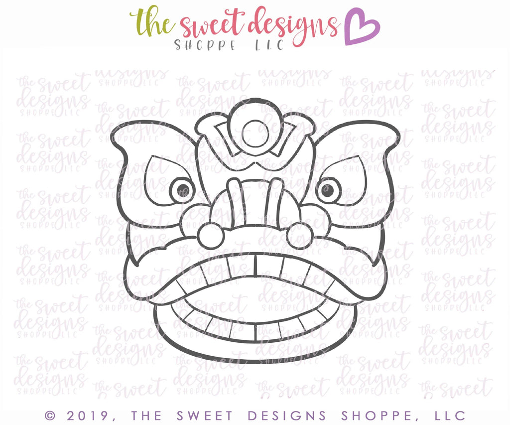 Cookie Cutters - Chinese / Lunar New Year Dragon - Cookie Cutter - The Sweet Designs Shoppe - TSDS - - ALL,Animal,Animals,Animals and Insects,China,Chinese New Year,Cookie Cutter,fantasy,Holiday,kids,Kids / Fantasy,New year,Promocode