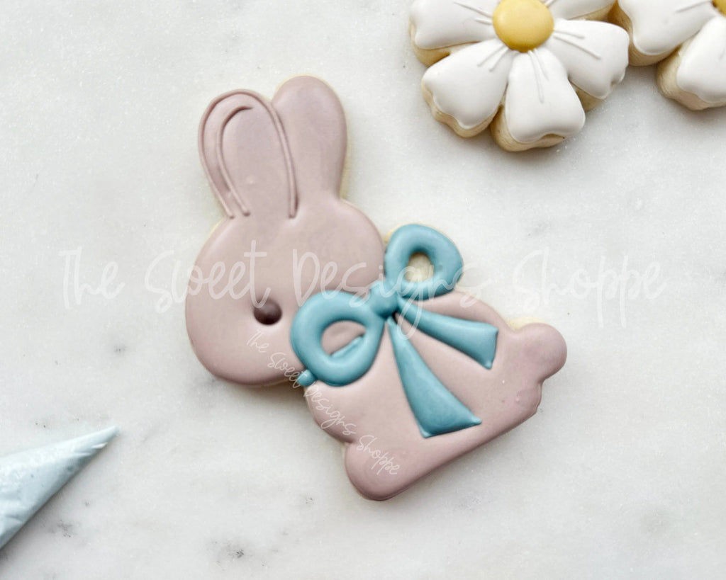 Cookie Cutters - Chocolate Big Bow Bunny - Cookie Cutter - The Sweet Designs Shoppe - - ALL, Animal, chocolate, Cookie Cutter, Easter, Easter / Spring, Food, Food & Beverages, Promocode, Sweet, Sweets