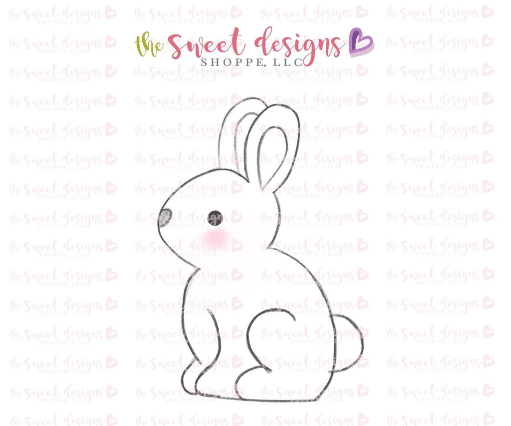 Cookie Cutters - Chocolate Bunny - Cookie Cutter - The Sweet Designs Shoppe - - ALL, Animal, Cookie Cutter, Easter / Spring, Food, Food & Beverages, Promocode, sweets