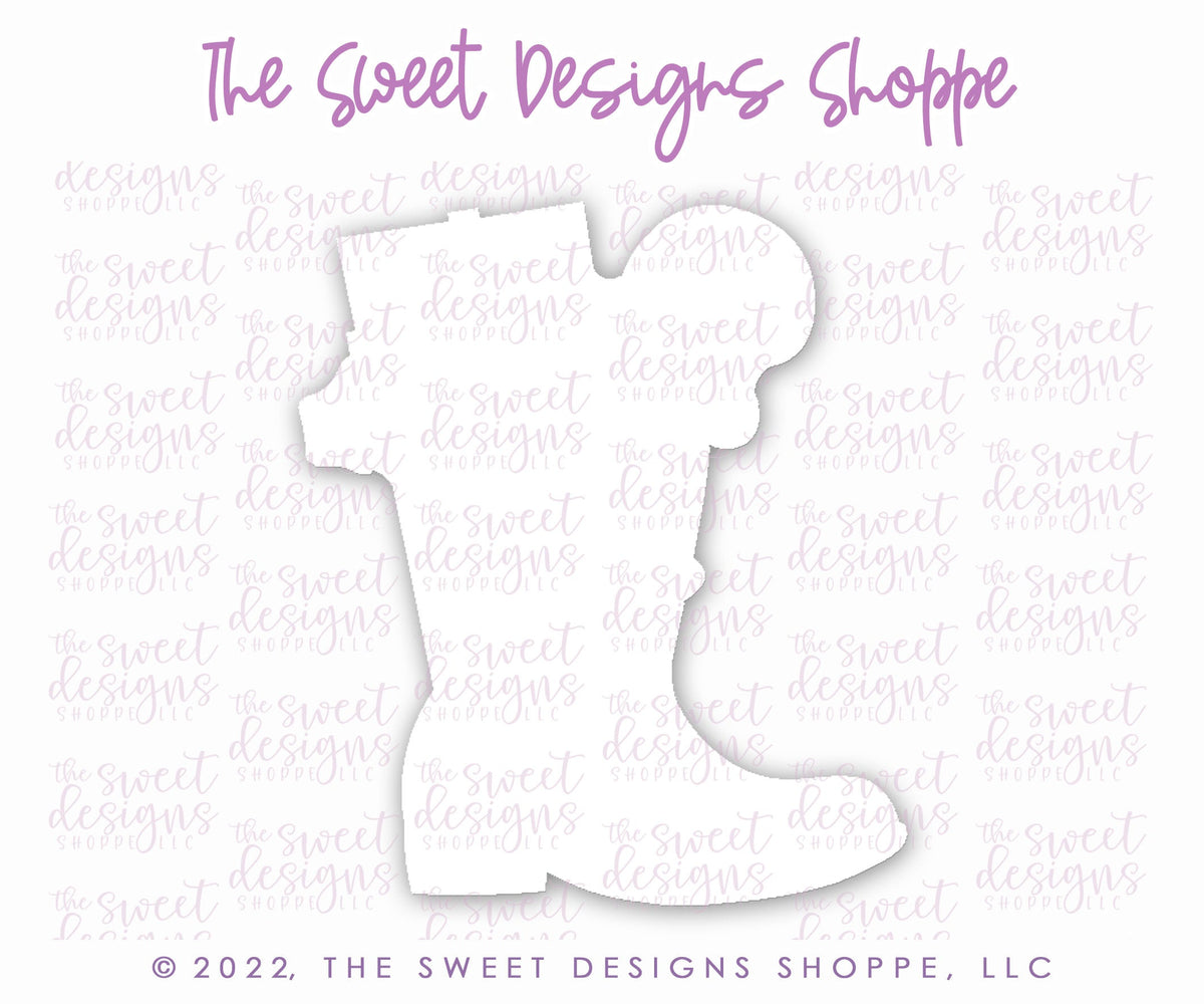 Cookie Cutters - Christmas Cowboy Boot - Cookie Cutter - The Sweet Designs Shoppe - TSDS - - ALL,Christmas,Christmas / Winter,Christmas Cookies,Cookie Cutter,Cowboy,Promocode,STL