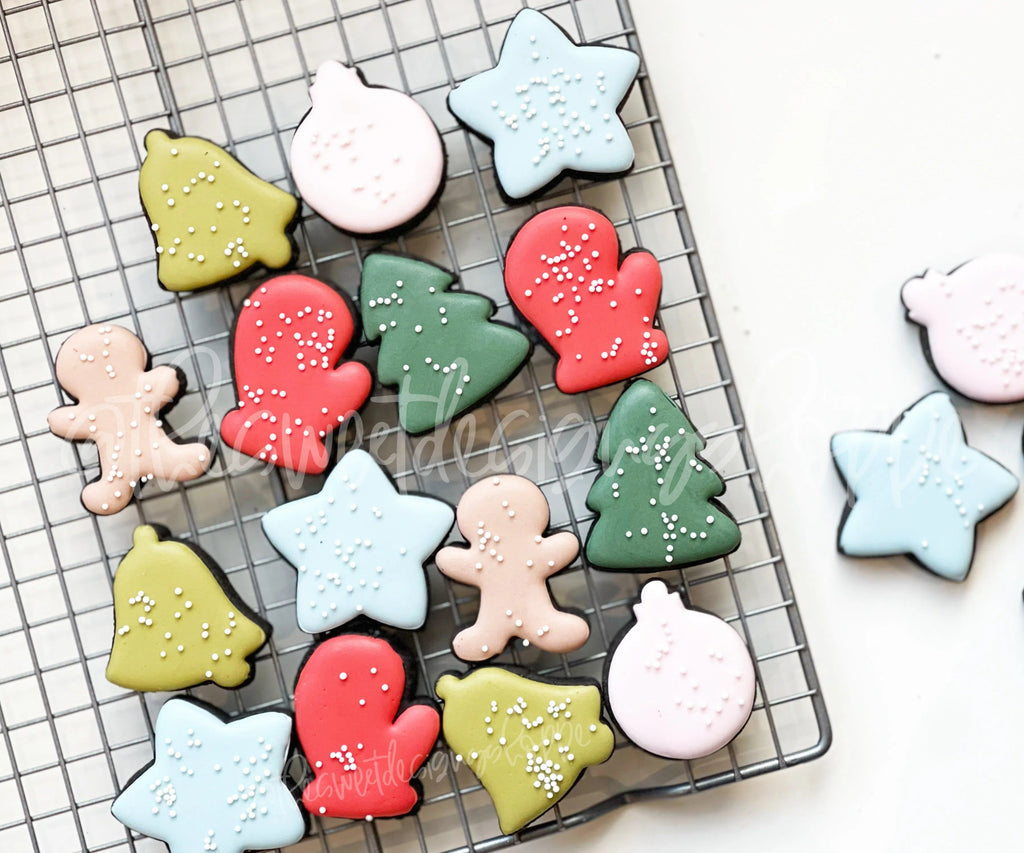 Cookie Cutters - Christmas Frosted Crackers Cookie Cutters - Set of 6 - The Sweet Designs Shoppe - TSDS - - ALL,Christmas,Christmas / Winter,Christmas Cookies,Cookie Cutter,Frosted Cracker,Ginger bread,Gingerbread,Mini Sets,Promocode,regular sets,set,STL