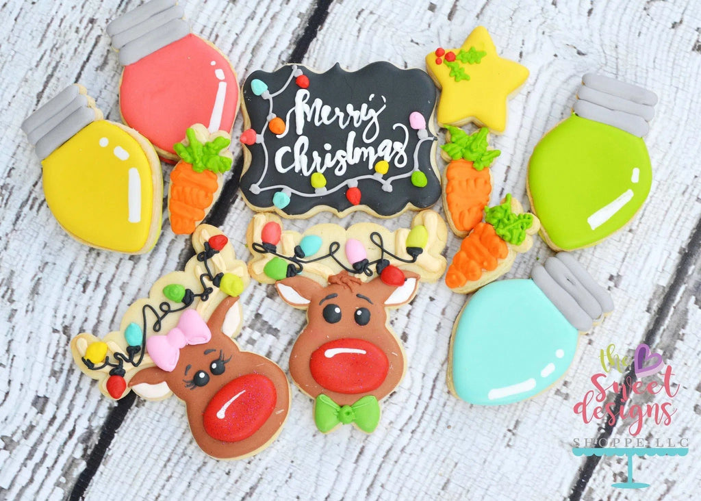 Cookie Cutters - Christmas Light 2016 v2 - Cookie Cutter - The Sweet Designs Shoppe - TSDS - - ALL,Christmas / Winter,Cookie Cutter,Decoration,light,Promocode,STL